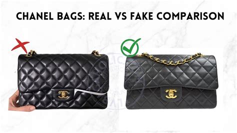 real chanel vs fake chanel|how to tell real chanel bag.